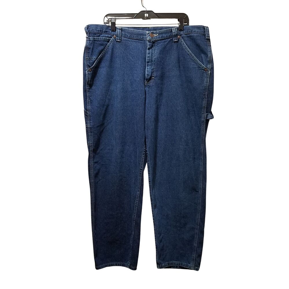 Lee Men's Carpenter Blue Denim Jeans Size 40x30